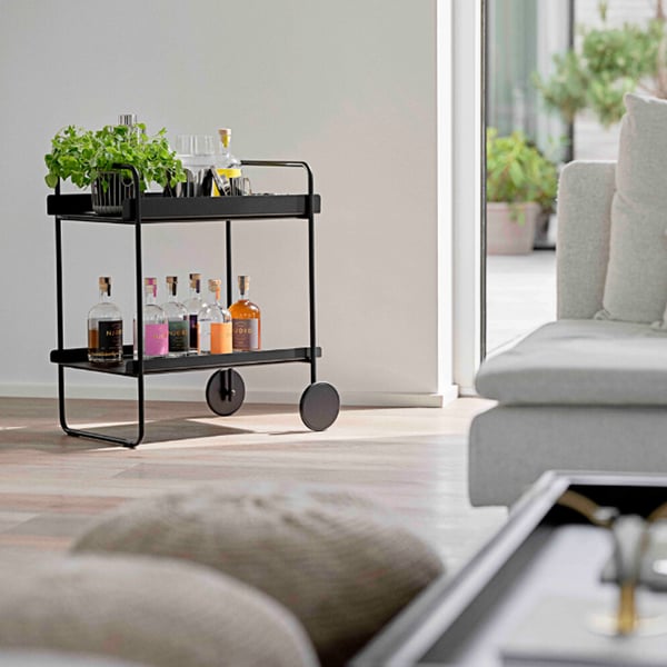 Τραπέζι Τρόλεϊ/ Αποθηκευτικός χώρος Coctail Black Zone Denmark